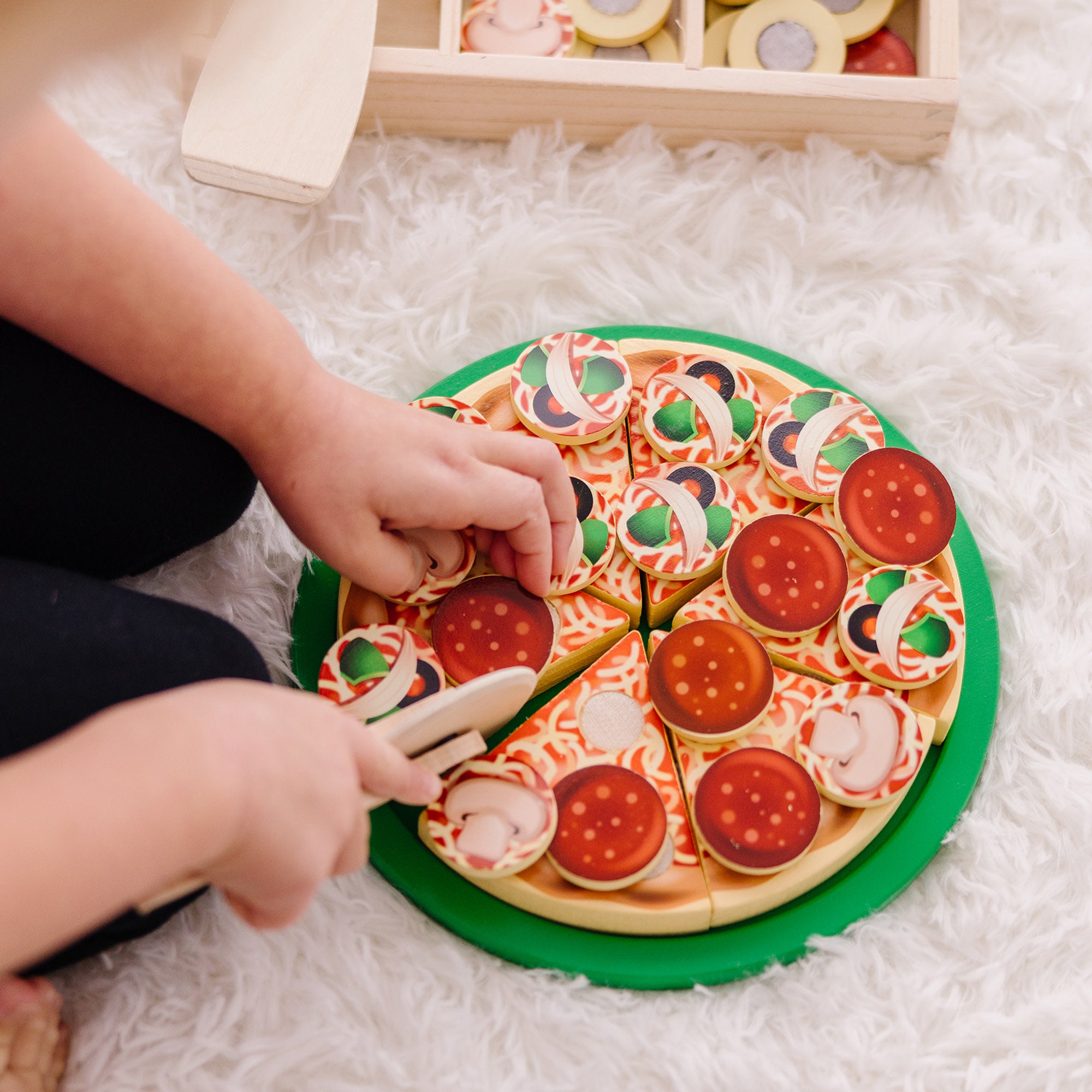 Wooden Pizza Party Play Set - Image 7